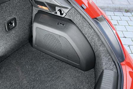 VW Beetle 2.0 TSI, Kofferraum, Detail