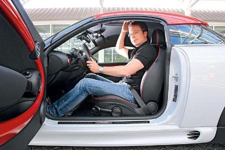 Mini Coupé John Cooper Works, Kopffreiheit, Oval