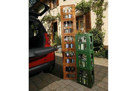 Wer hätte das gedacht? Viel Stauraum im Smart.