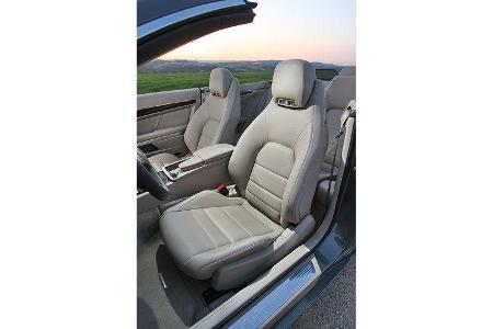 Mercedes E-Klasse E 220 CDI Cabrio Fahrersitz