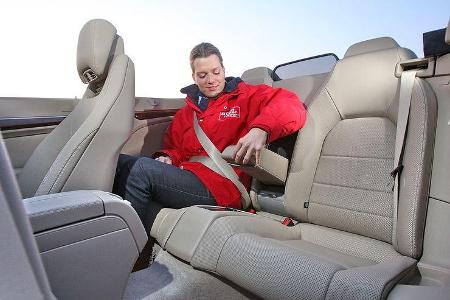 Mercedes E-Klasse E 220 CDI Cabrio Rückbank