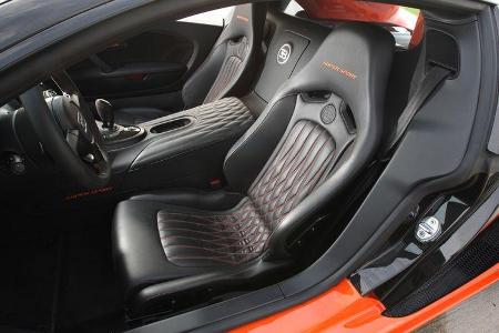 Bugatti Veyron 16.4 Super Sport, Fahrersitz