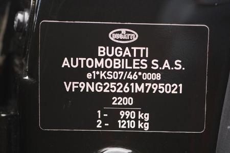 Bugatti Veyron 16.4 Super Sport, Schild