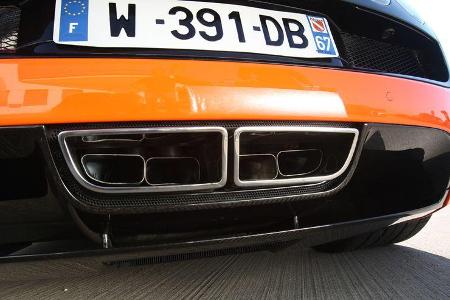 Bugatti Veyron 16.4 Super Sport, Auspuff