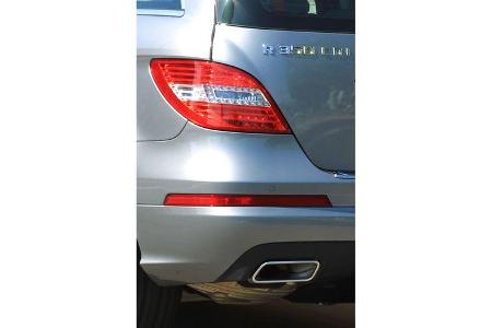 Mercedes R 350 CDI 4Matic, Heckleuchte, Auspuff