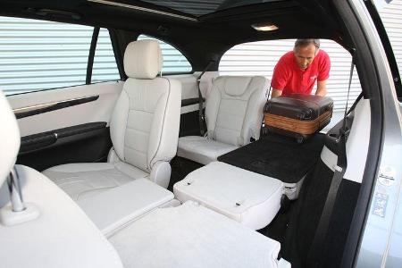 Mercedes R 350 CDI 4Matic, Fond, Rückbank, dritte Sitzreihe