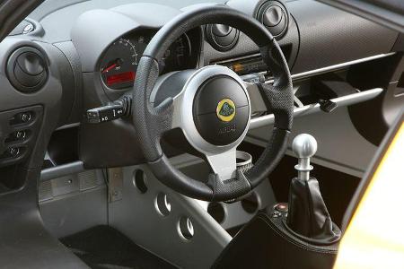 Lotus Elise, Innenraum, Cockpit, Lenkrad