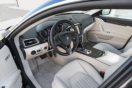 Maserati Ghibli Diesel, Cockpit, Lenkrad