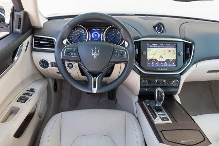 Maserati Ghibli Diesel, Cockpit, Lenkrad
