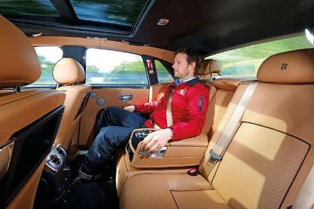 Rolls-Royce Ghost, Rücksitz, Beinfreiheit
