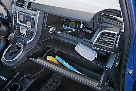Toyota Verso S, Handschuhfach