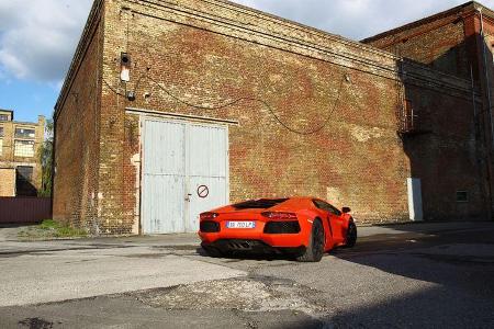 Lamborghini Aventador LP 700-4, Heck