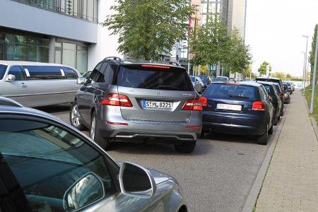 Mercedes ML 250 Bluetec 4-matic, Parken