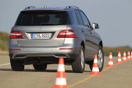 Mercedes ML 250 Bluetec 4-matic, Bremstest