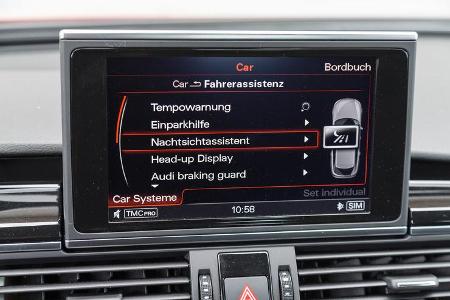 Audi RS6, Monitor, Bordcomputer