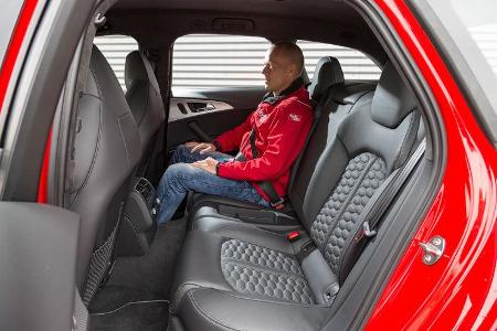 Audi RS6, Fondsitz, Beinfreiheit
