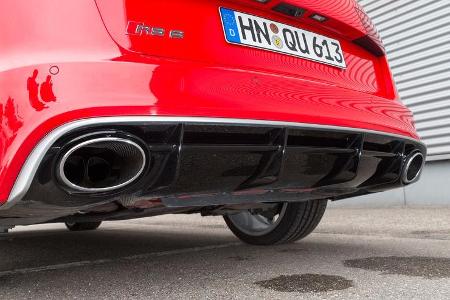 Audi RS6, Auspuff, Endrohre