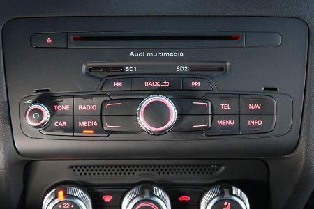 Audi A1, Rückbank