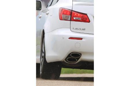 Lexus IS-F, Sportwagen, Heck, Auspuff