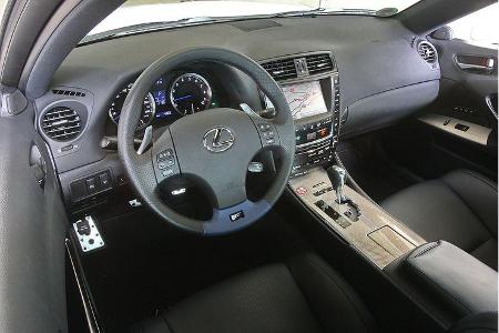 Lexus IS-F, Sportwagen, Cockpit