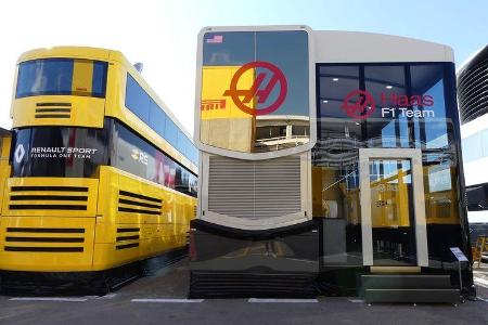 Motorhomes - Formel 1 - GP Spanien - 11. Mai 2017