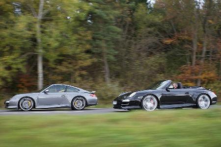 Die Modifikationen betreffen die 997er-Modelle Carrera, Carrera S, Carrera 4 und Carrera 4S.
