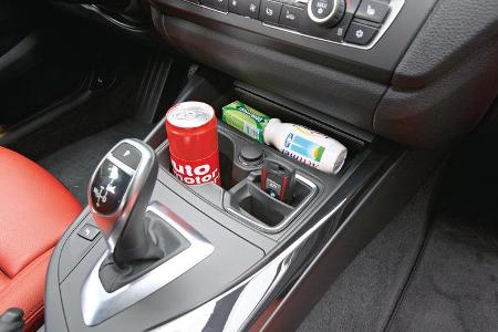 BMW 120d Sport Line, Ablage, Mittelkonsole