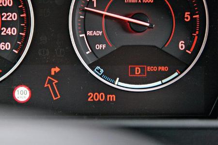 BMW 120d Sport Line, Detail, Rundinstrumente