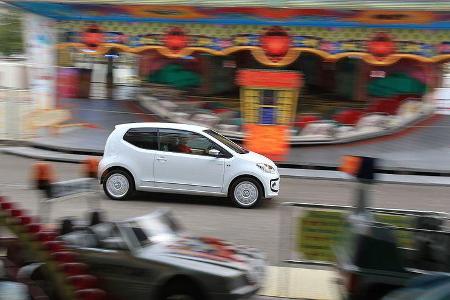 VW Up 1.0 White, Seitenansicht