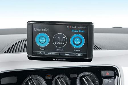 VW Up 1.0 White, Bildschirm