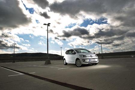 VW Up 1.0 White, Seitenansicht