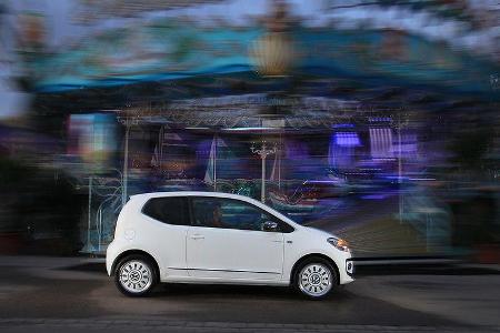 VW Up 1.0 White, Seitenansicht