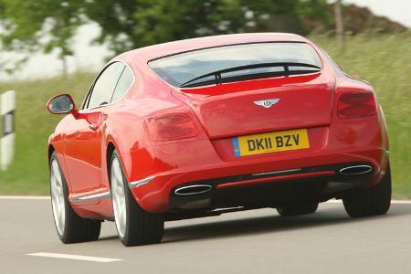 Bentley Continental GT, Heck, Rückansicht, Heckspoiler