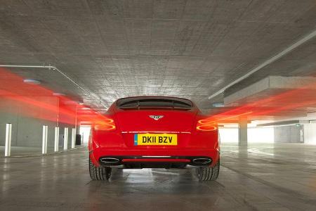 Bentley Continental GT, Rückansicht, Heck, Rücklichter