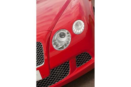 Bentley Continental GT, Frontscheinwerfer, Detail