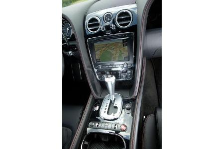 Bentley Continental GT, Mittelkonsole, Navi, Schalthebel
