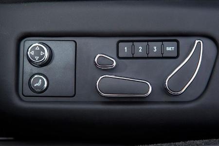 Bentley Continental GT, Detail, Schaltknöpfe