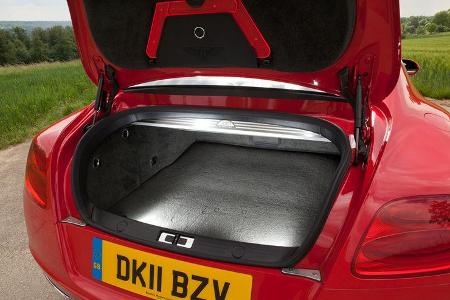 Bentley Continental GT, Kofferraum, Kofferraumklappe offen