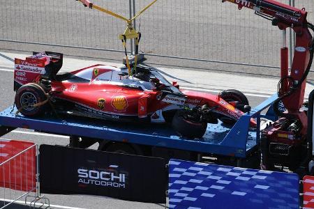 Sebastian Vettel Ferrari - Formel 1 - GP Russland - 1. Mai 2016