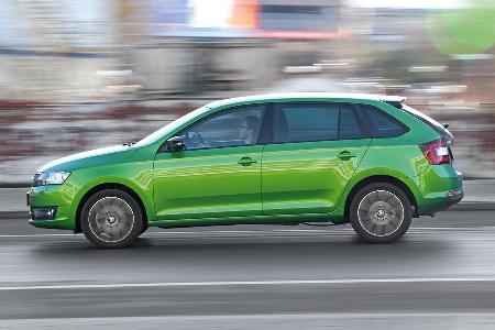Skoda Rapid Spaceback 1.2 TSI, Seitenansicht