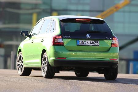 Skoda Rapid Spaceback 1.2 TSI, Heckansicht