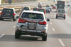 Abgastest auf der Strae, BMW X5, AMS2515