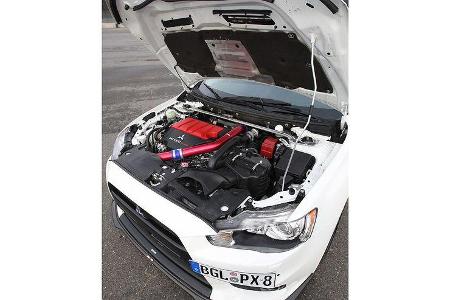 Die Motorelektronik des Mitsubishi wurde modifiziert.