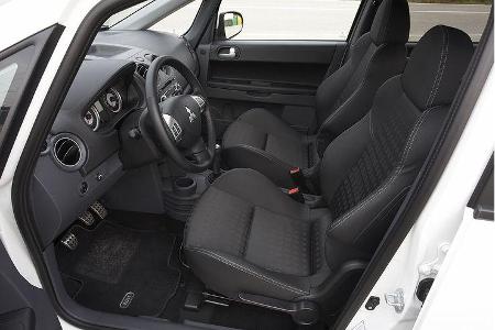 Die Sitze bieten den passenden Halt.