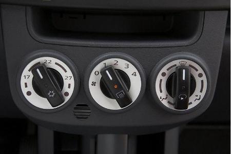 Klassische Bedieneinheit per Drehregler.