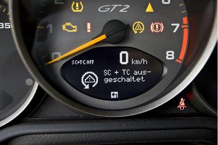 Gelbe Zeiger in den Anzeigen.