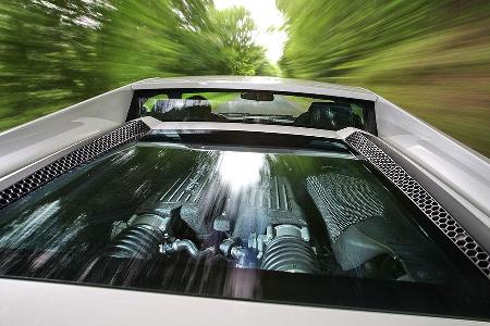 Teuer (4.165 Euro), aber ein ästhetisches Muss: die transparente Motorhaube.