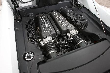 Direkteinspritzung lässt den LP 560-4 mit erstaunlichen elf Litern auf 100 km fahren.