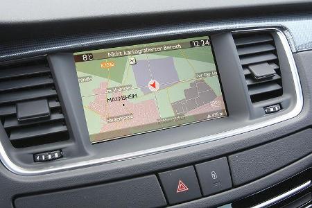 03/11 aumospo06/2011 Peugeot 508 140 Hdi, Navigationsbildschirm