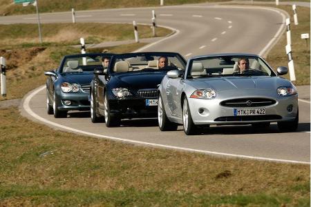 BMW 650i Cabrio - Jaguar XK 4.2 V8 Cabrio - Mercedes SL 500 01